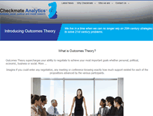 Tablet Screenshot of checkmateanalytics.com